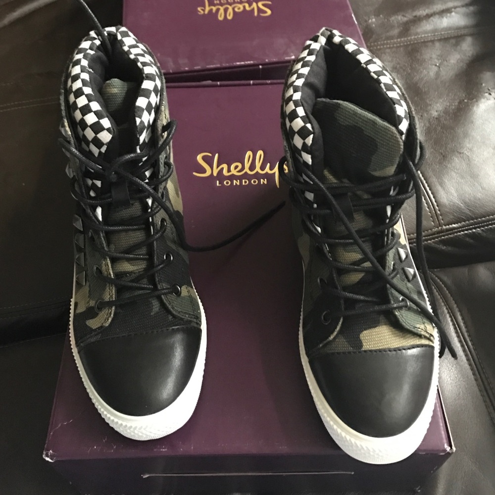 Shelly's London camo sneakers